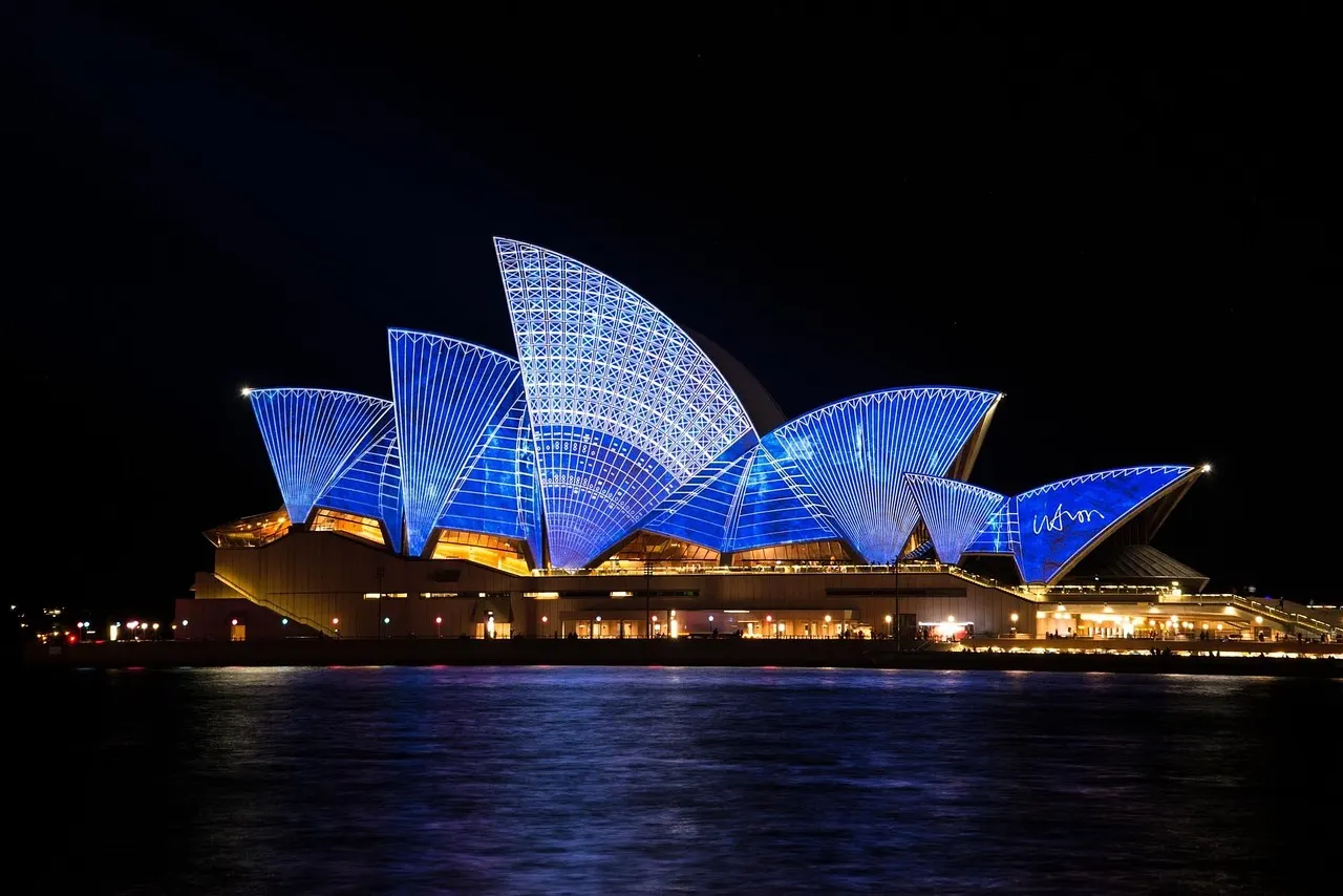 Hafen von Sydney mit Opernhaus – Auswandern nach Australien