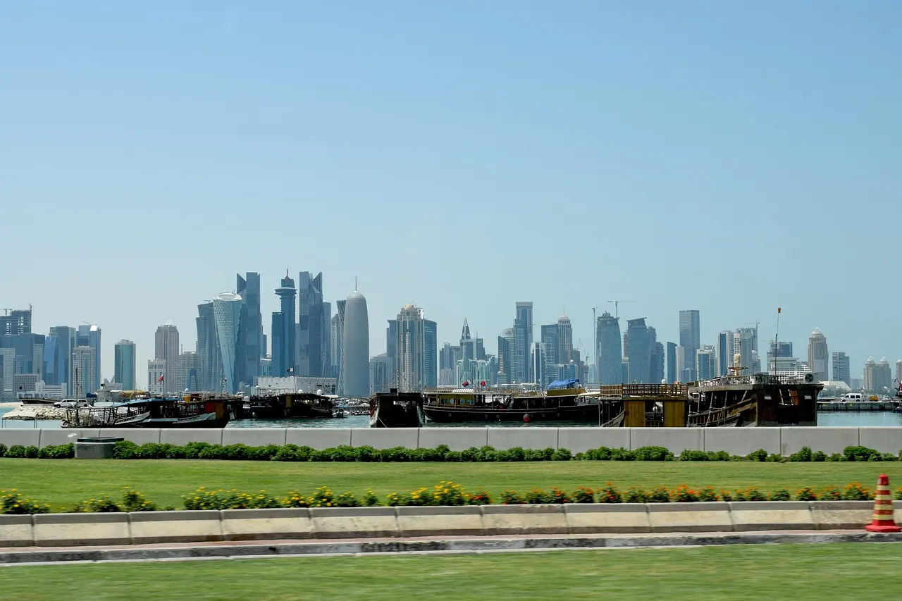 Skyline von Doha – Auswandern nach Katar