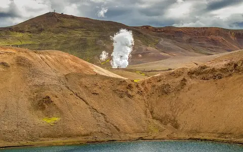 Landschaft bei Reykjavik in Island – Auswandern nach Island